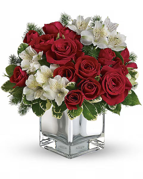 Teleflora's Christmas Blush Bouquet